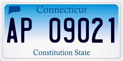 CT license plate AP09021