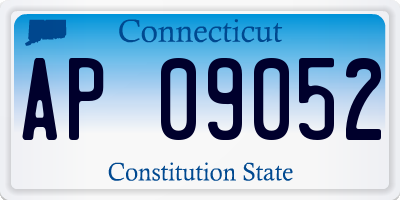 CT license plate AP09052