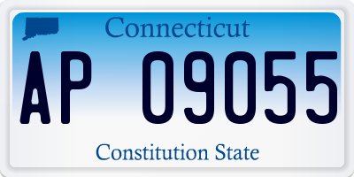 CT license plate AP09055