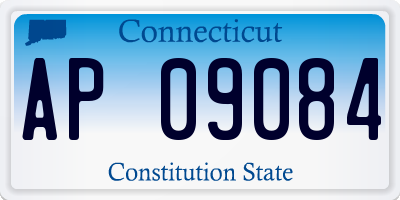 CT license plate AP09084