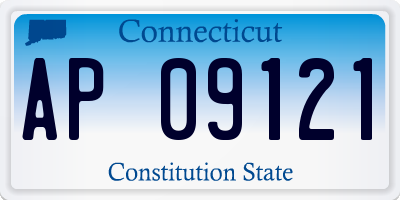 CT license plate AP09121