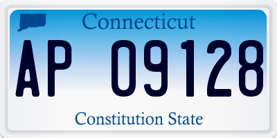CT license plate AP09128
