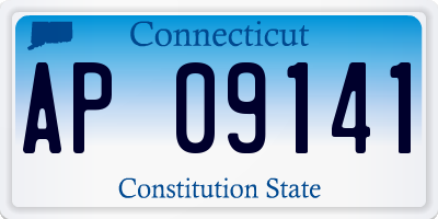 CT license plate AP09141