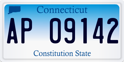 CT license plate AP09142