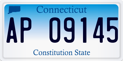 CT license plate AP09145