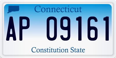 CT license plate AP09161