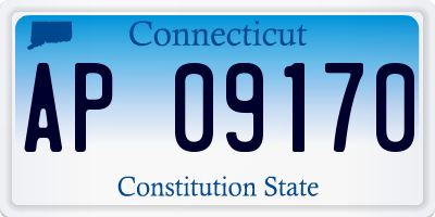 CT license plate AP09170