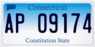 CT license plate AP09174