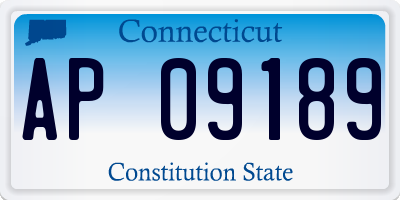 CT license plate AP09189