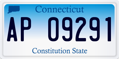CT license plate AP09291