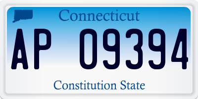 CT license plate AP09394