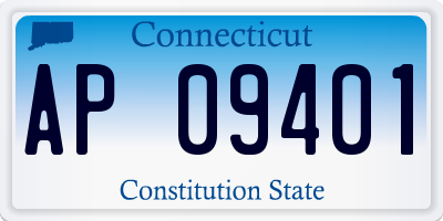 CT license plate AP09401