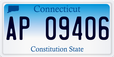 CT license plate AP09406