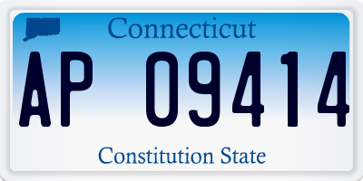 CT license plate AP09414