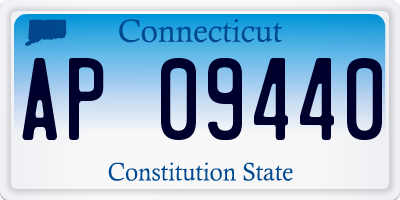 CT license plate AP09440