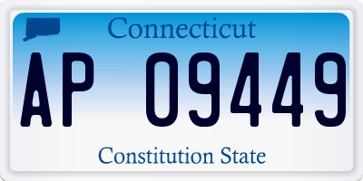 CT license plate AP09449