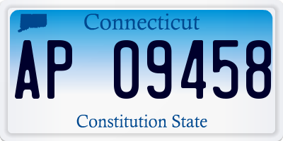 CT license plate AP09458