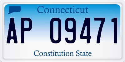CT license plate AP09471