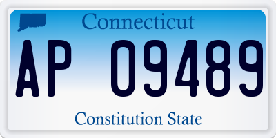 CT license plate AP09489