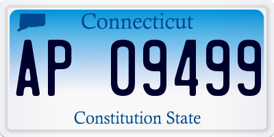 CT license plate AP09499