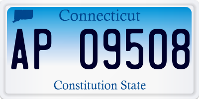 CT license plate AP09508