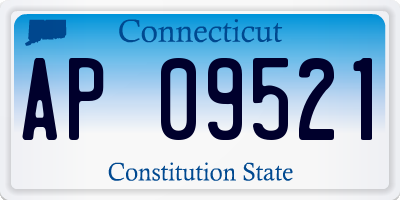 CT license plate AP09521