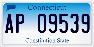 CT license plate AP09539