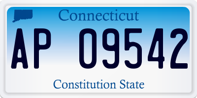 CT license plate AP09542