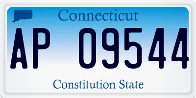 CT license plate AP09544