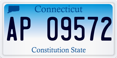 CT license plate AP09572