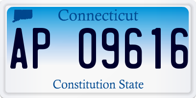 CT license plate AP09616
