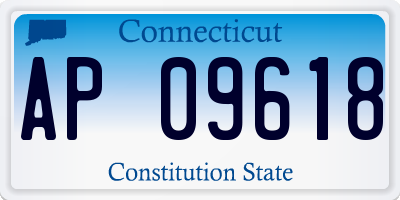 CT license plate AP09618