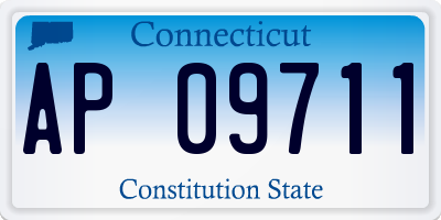 CT license plate AP09711