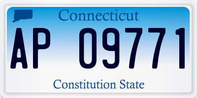 CT license plate AP09771