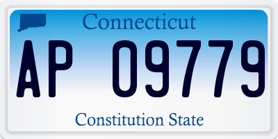 CT license plate AP09779