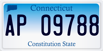 CT license plate AP09788