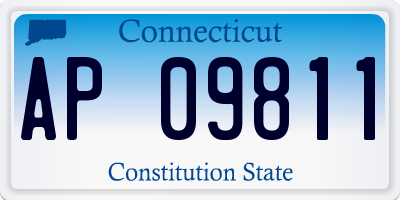 CT license plate AP09811