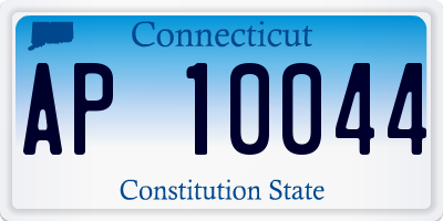 CT license plate AP10044