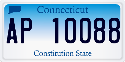 CT license plate AP10088