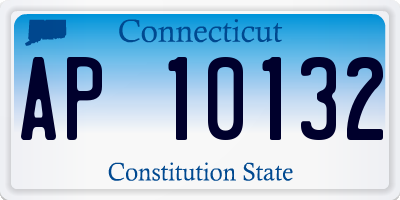 CT license plate AP10132