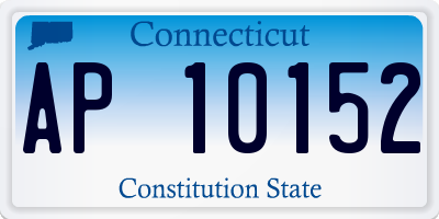 CT license plate AP10152