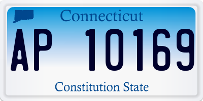 CT license plate AP10169