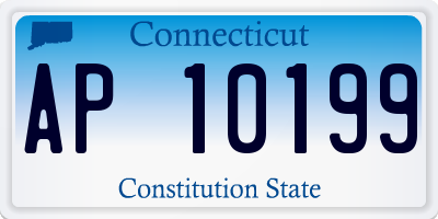 CT license plate AP10199