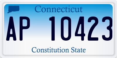 CT license plate AP10423