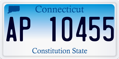 CT license plate AP10455