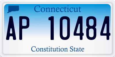 CT license plate AP10484