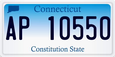 CT license plate AP10550