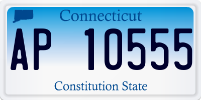 CT license plate AP10555