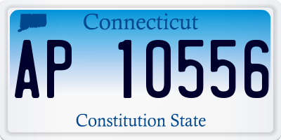 CT license plate AP10556