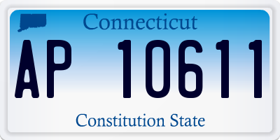 CT license plate AP10611